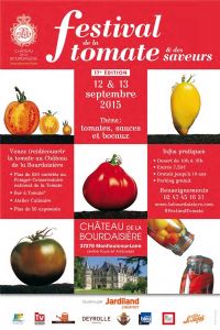 17e Festival de la Tomate et des saveurs. Du 12 au 13 septembre 2015 à Montlouis-sur-Loire. Indre-et-loire. 